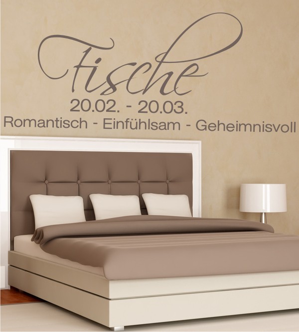 Fische + Eigenschaften als Wandtattoo