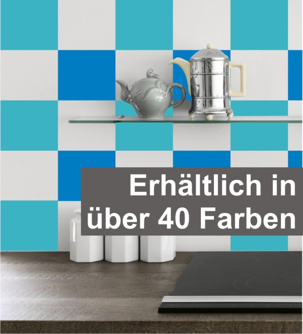 Fliesentattoo Set zweifarbig 30 Stück