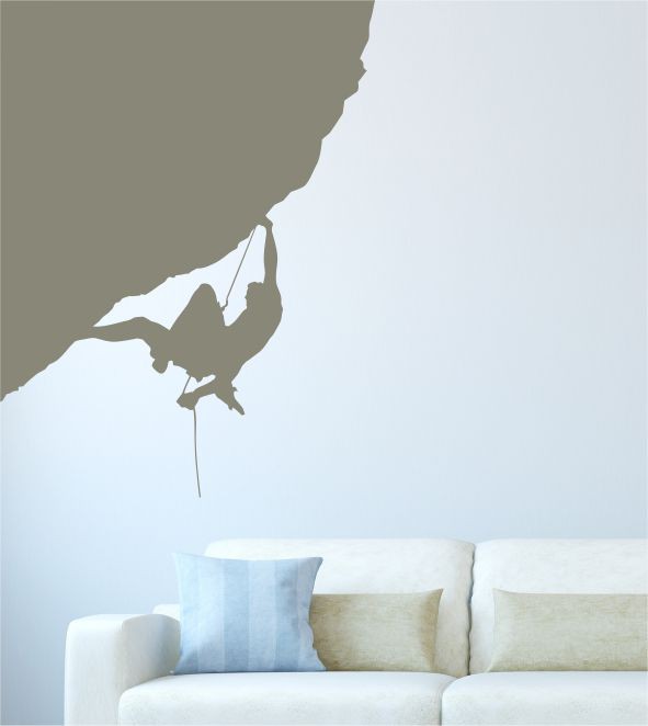 Climber als Wandtattoo