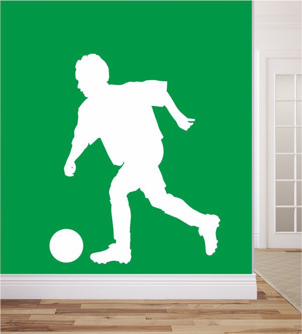 Fußball als Wandtattoo