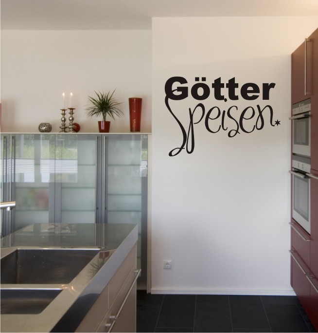 Götterspeisen als Wandtattoo