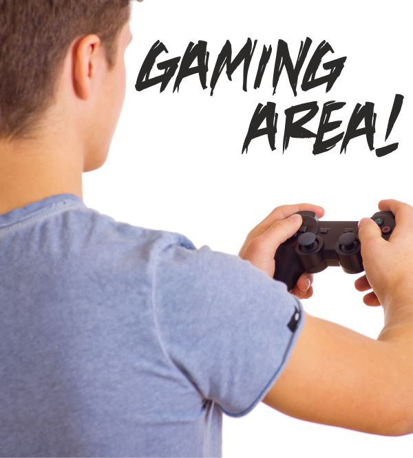 Gaming Area als Wandtattoo