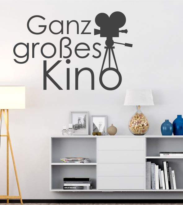 Ganz Großes Kino als Wandtattoo