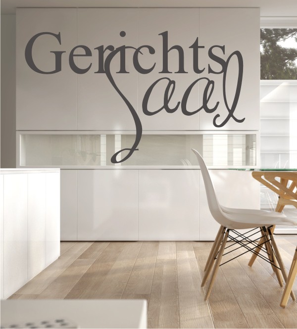 Gerichtssaal als Wandtattoo