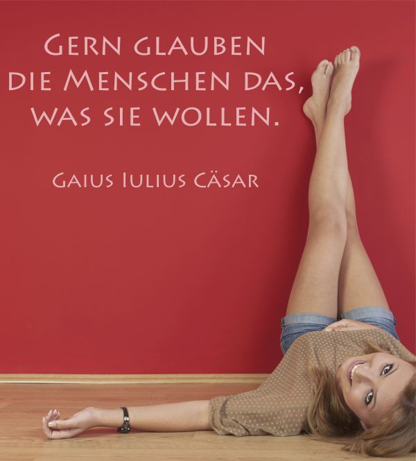 Gern glauben die... als Wandtattoo