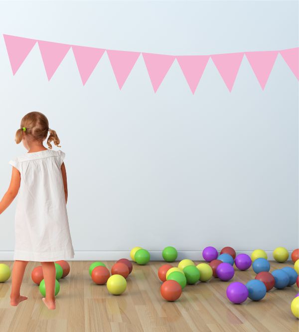 Fähnchen als Wandtattoo