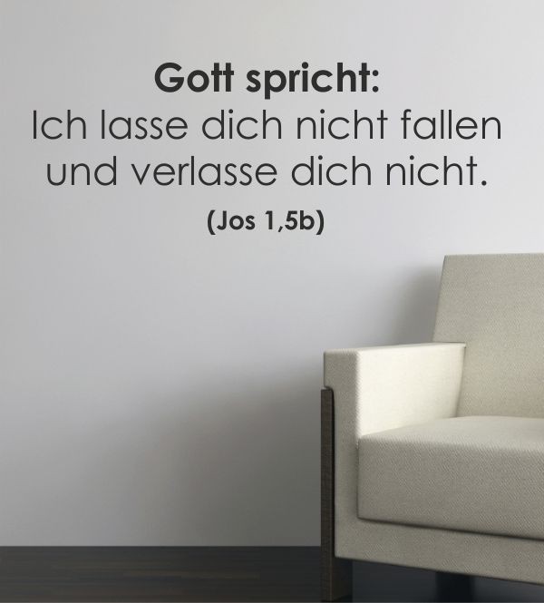 Gott spricht... als Wandtattoo