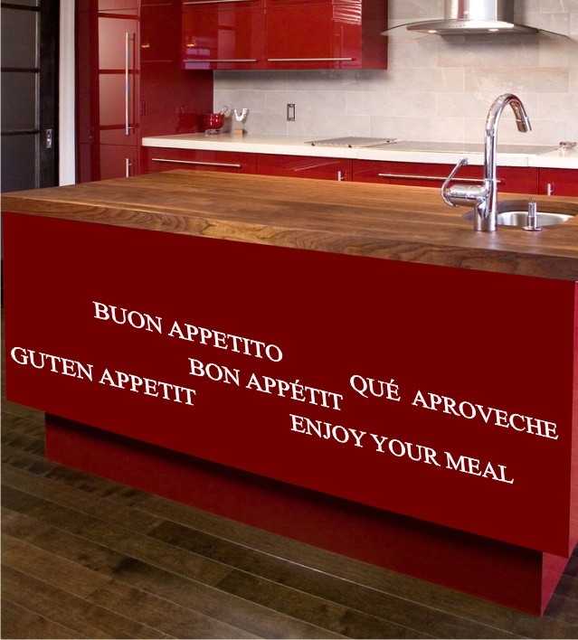 Guten Appetit als Wandtattoo