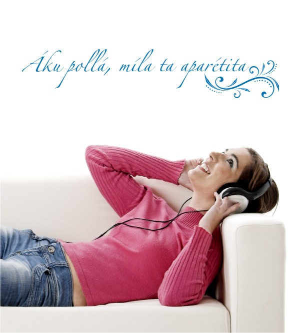 Áku pollá... als Wandtattoo
