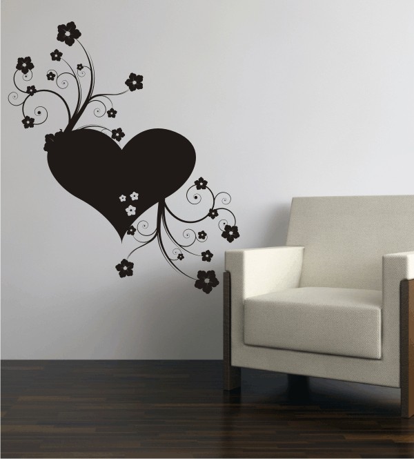 Herz 2 als Wandtattoo