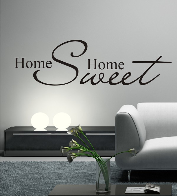 Home Sweet Home als Wandtattoo