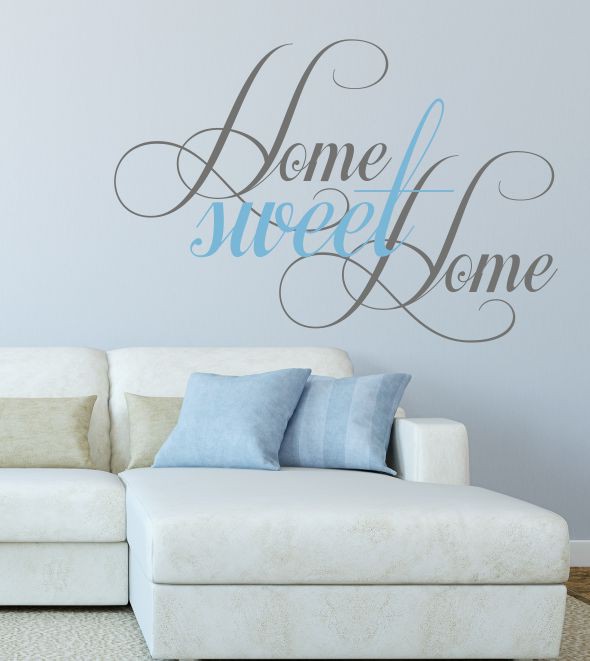 Home sweet Home verspielt 2-farbig