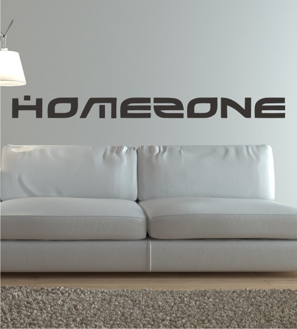 Homezone als Wandtattoo