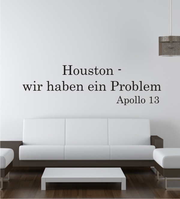 Houston, wir haben ein Problem als Wandtattoo