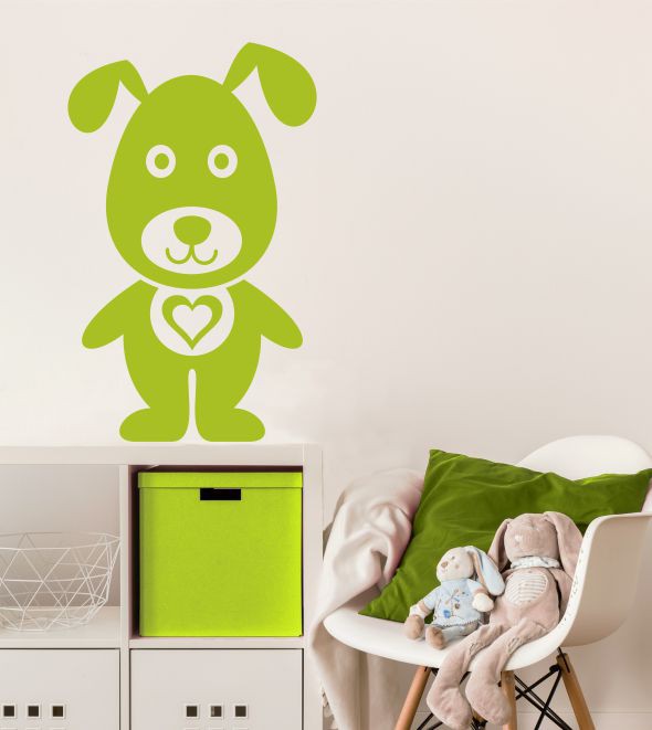 Hugo the dog als Wandtattoo