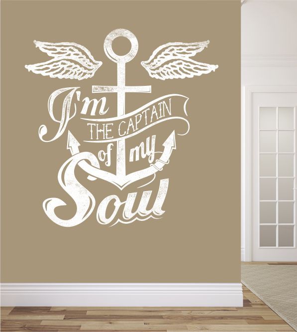 I´m the captain... als Wandtattoo