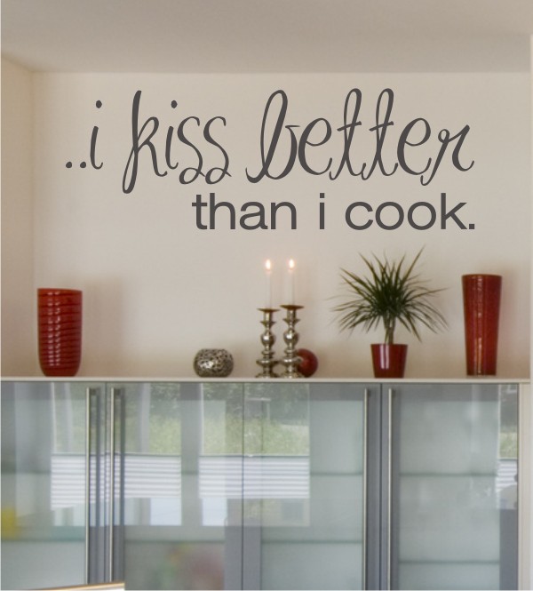I kiss... als Wandtattoo