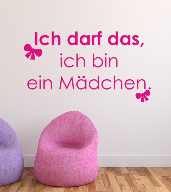 Ich darf das.. als Wandtattoo