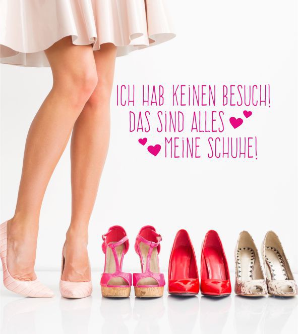 Ich hab keinen Besuch als Wandtattoo