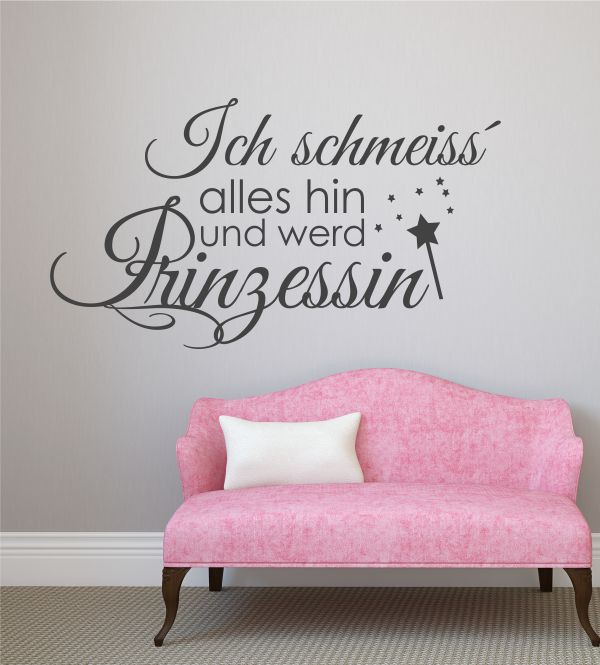 Ich schmeiss´... als Wandtattoo