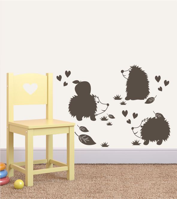 Igel als Wandtattoo