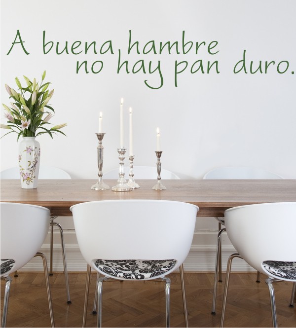 A buena hambre... als Wandtattoo