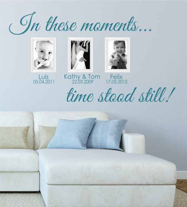 In these moments.. als Wandtattoo