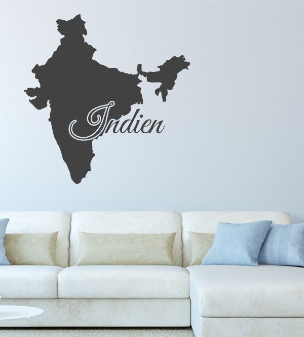 Indien als Wandtattoo