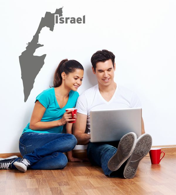 Israel als Wandtattoo