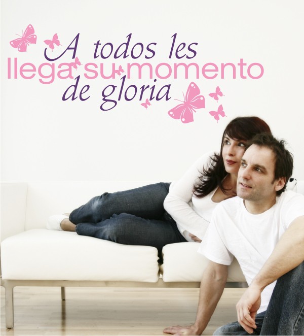 A todos les... als Wandtattoo