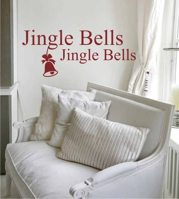 Jingle Bells als Wandtattoo