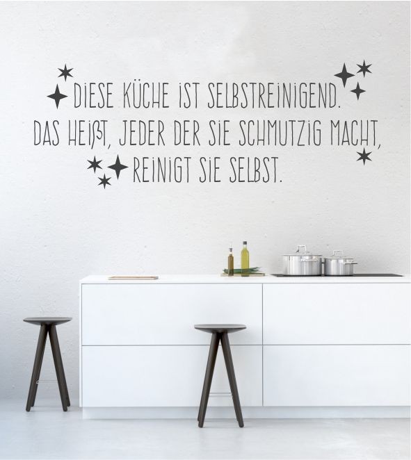 Küche ist selbstreinigend