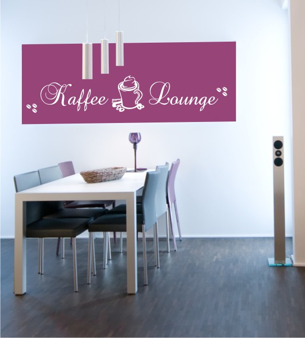 Kaffee Lounge 2 als Wandtattoo 