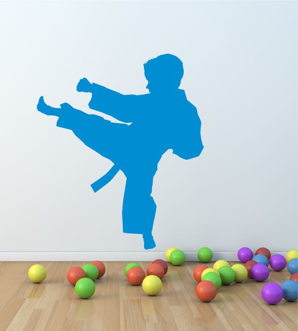 Karate als Wandtattoo