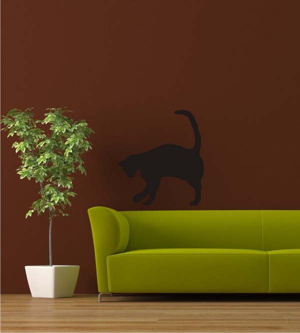 Katze als Wandtattoo