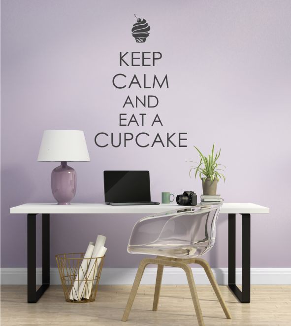 Cupcake als Wandtattoo