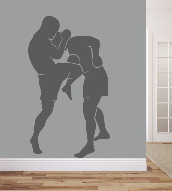 Kickboxen 3 als Wandtattoo