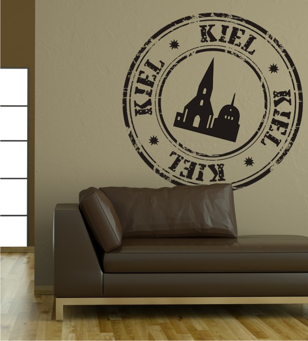 Stempel von Kiel als Wandtattoo 