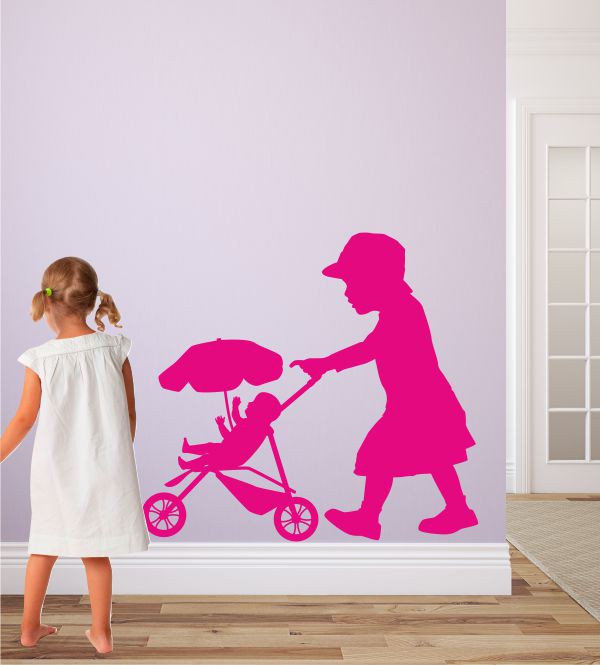 Kind als Wandtattoo