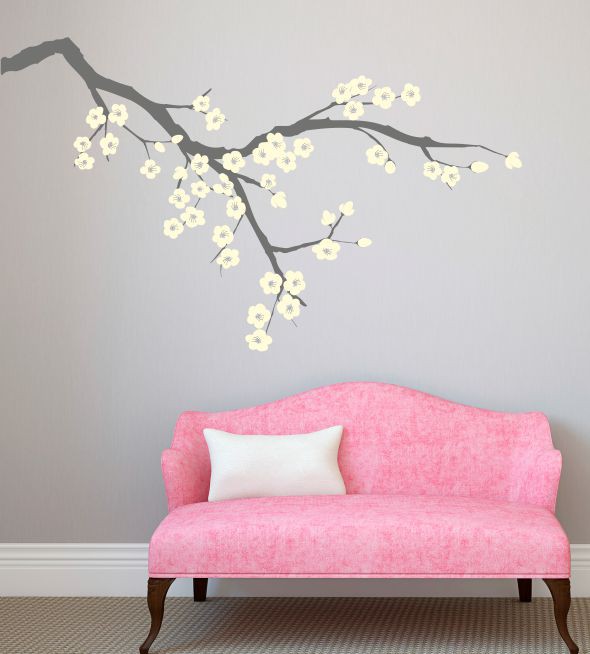 Kirschblütenbaum als Wandtattoo