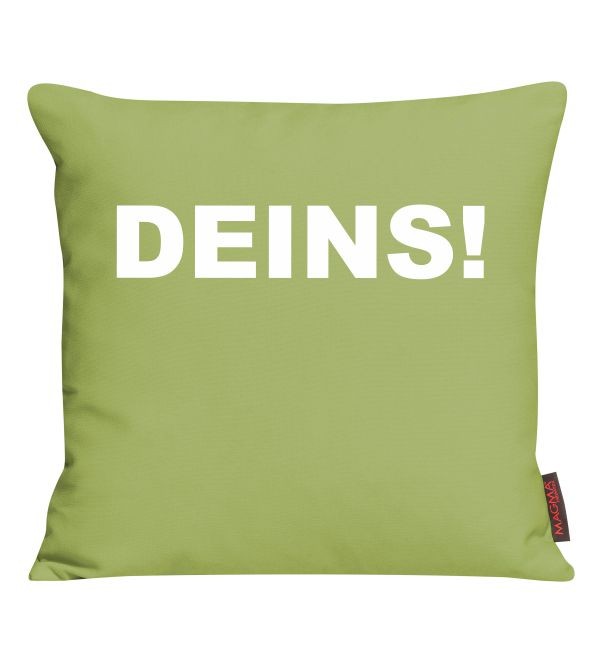 Kissen mit dem Aufdruck DEINS!