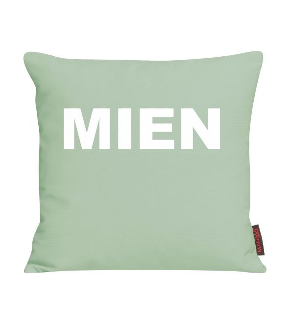 Kissen mit dem Aufdruck MIEN