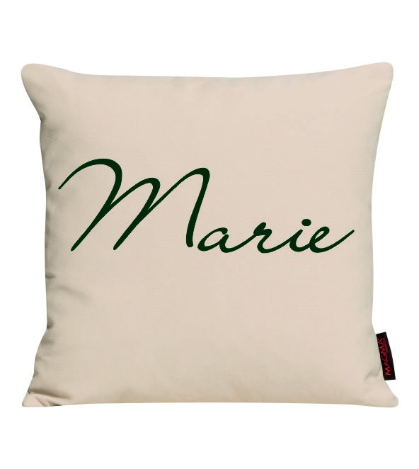 Kissen mit Wunschname bedruckt  (geschwungene Schrift)