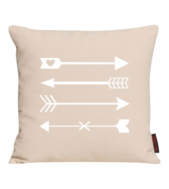 Kissen mit vier Pfeilen