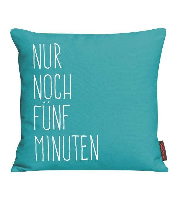 Kissen nur noch fünf Minuten