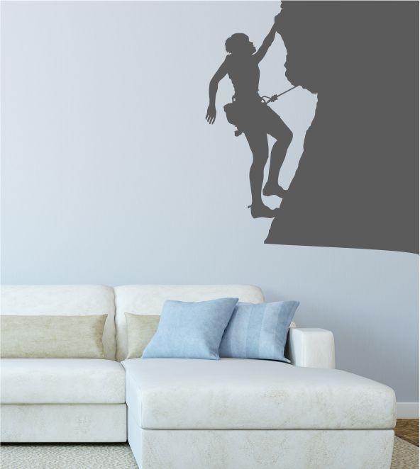 Klettermax als Wandtattoo