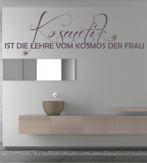 Kosmetik... als Wandtattoo