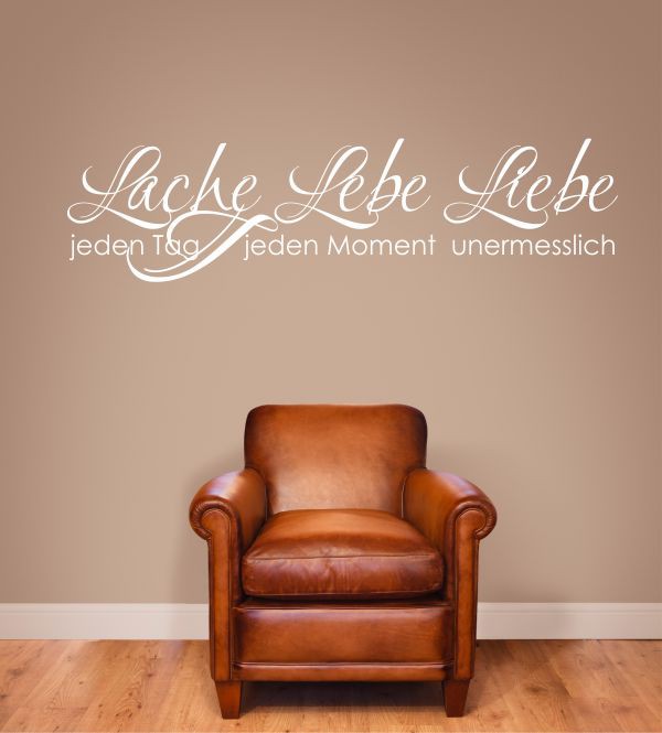 Lache jeden 2.. als Wandtattoo