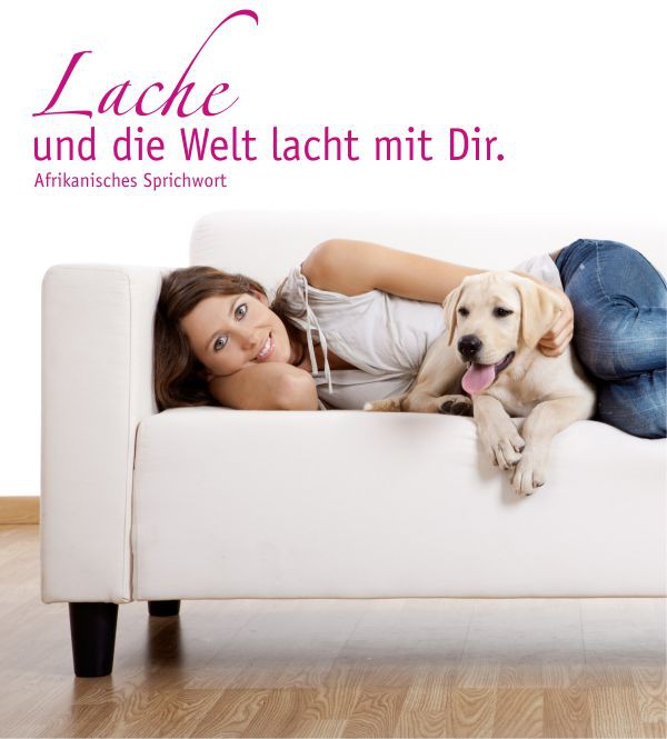 Lache und die... als Wandtattoo