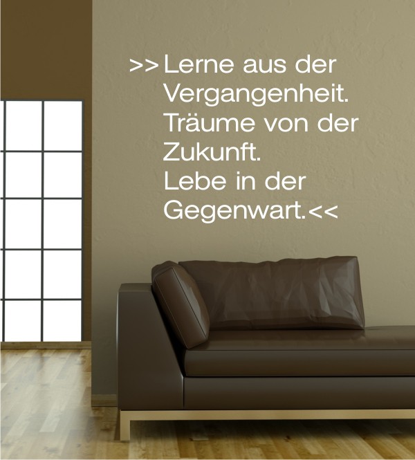 Lerne aus... als Wandtattoo